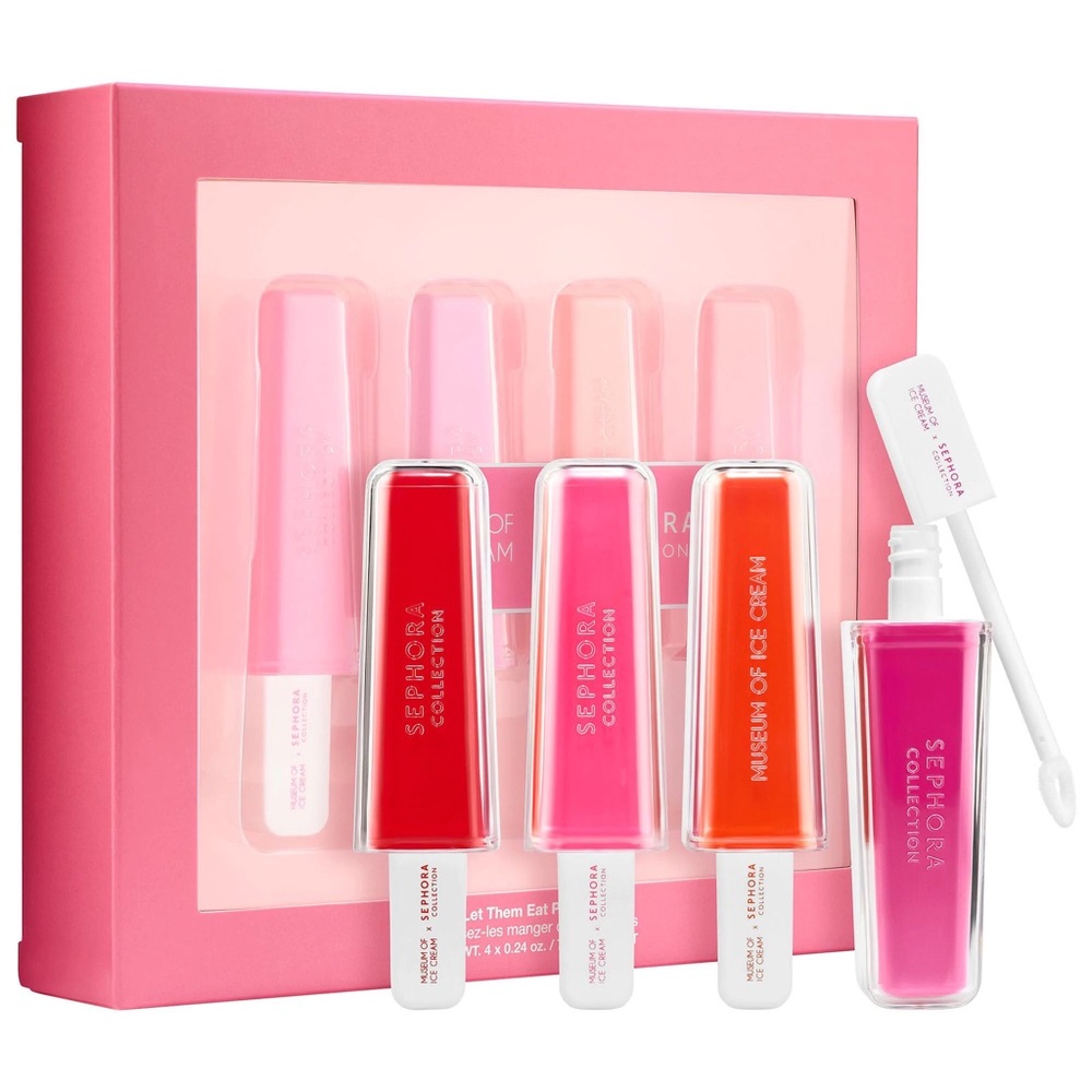 Museum of Ice cream x Sephora- Let them eat popsicles lipgloss set